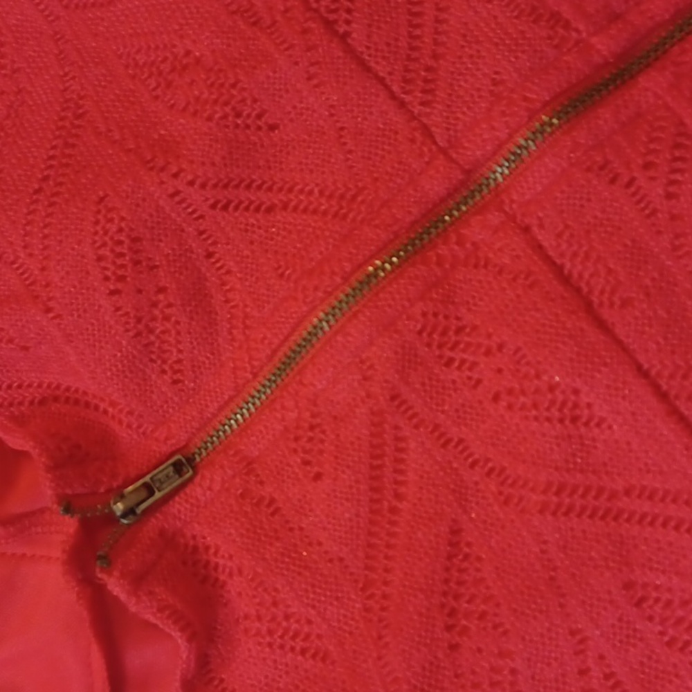 Y2K DressT Orange Lace Skater Dress Lined Bow Back Night Out 12 - Picture 13 of 13